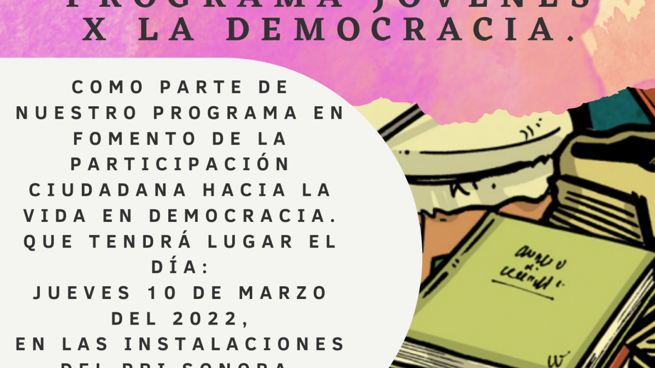 CONV JOVENES X LA DEMOCRACIA 10 DE MARZO 2022