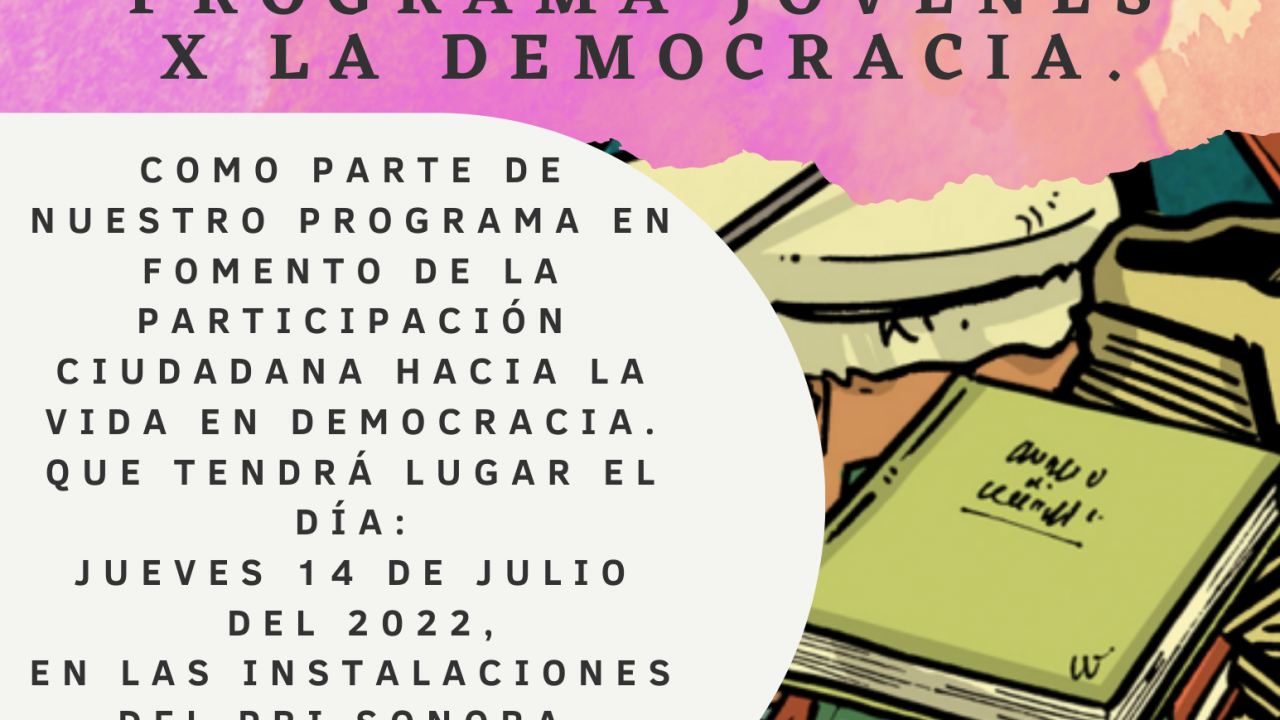 CONV JOVENES X LA DEMOCRACIA 14 DE JULIO 2022