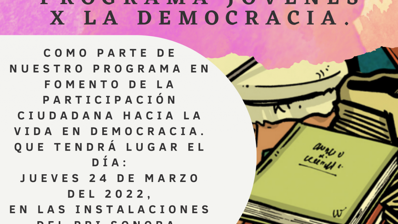 CONV JOVENES X LA DEMOCRACIA 24 DE MARZO 2022
